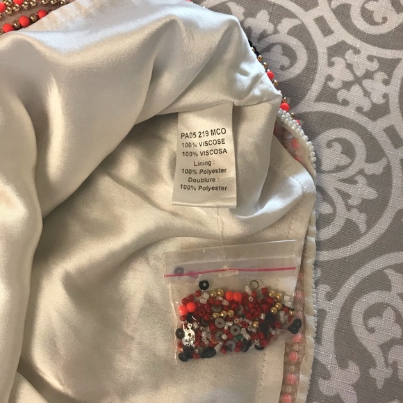 ⭐️HP⭐️NWT PARKER BEADED MINI SKIRT😲 - Picture 7 of 8